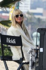 HEIDI KLUM on the Set of Germany
