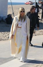 HEIDI KLUM on the Set of Germany