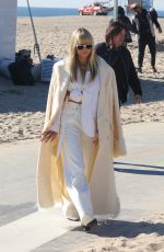 HEIDI KLUM on the Set of Germany