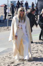 HEIDI KLUM on the Set of Germany