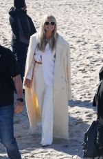 HEIDI KLUM on the Set of Germany