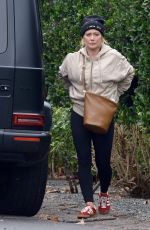 HILARY DUFF Out for Brunch in Los Angeles 12/04/2022