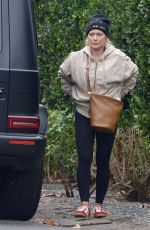 HILARY DUFF Out for Brunch in Los Angeles 12/04/2022