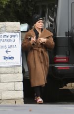 HILARY DUFF Taking Her Daughter to a Birthday Party at My Gym in Encinitas 12/04/2022