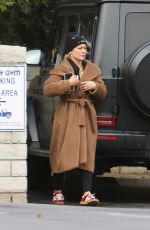 HILARY DUFF Taking Her Daughter to a Birthday Party at My Gym in Encinitas 12/04/2022