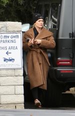 HILARY DUFF Taking Her Daughter to a Birthday Party at My Gym in Encinitas 12/04/2022