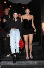 HOLLY SCARFONE Leaves Catch Steak LA in West Hollywood 12/17/2022