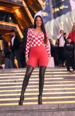 IVANA KNOLL at a Photoshoot at Hudson Yards in New York 12/28/2022