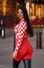IVANA KNOLL at a Photoshoot at Hudson Yards in New York 12/28/2022