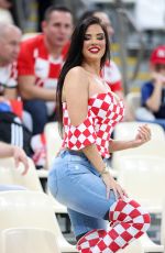 IVANA KNOLL at Argentina vs Croatia Game at FIFA World Cup in Doha 12/13/2022