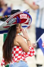 IVANA KNOLL at Argentina vs Croatia Game at FIFA World Cup in Doha 12/13/2022