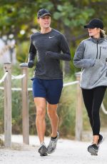 IVANKA TRUMP and Jared Kushner Out Jogging on Christmas Eve in Miami 12/24/2022