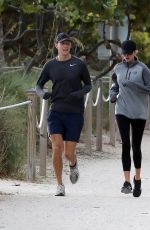 IVANKA TRUMP and Jared Kushner Out Jogging on Christmas Eve in Miami 12/24/2022