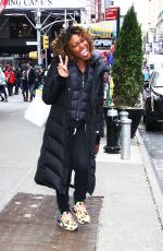 JANAI NORMAN Arrives at Good Morning America Studio in New York 12/27/2022