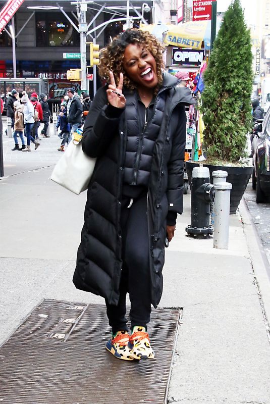 JANAI NORMAN Arrives at Good Morning America Studio in New York 12/27/2022
