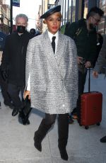 JANELLE MONAE Arrives at Glass Onion: A Knives Out Mystery Screening and Q&A in New York 12/14/2022