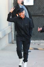 JANELLE MONAE Arrives at Jimmy Kimmel Live in Hollywood 12/06/2022