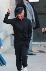 JANELLE MONAE Arrives at Jimmy Kimmel Live in Hollywood 12/06/2022