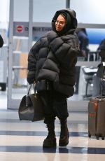 JANET JACKSON Arrives at JFK Airport in New York 12/14/2022