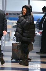 JANET JACKSON Arrives at JFK Airport in New York 12/14/2022