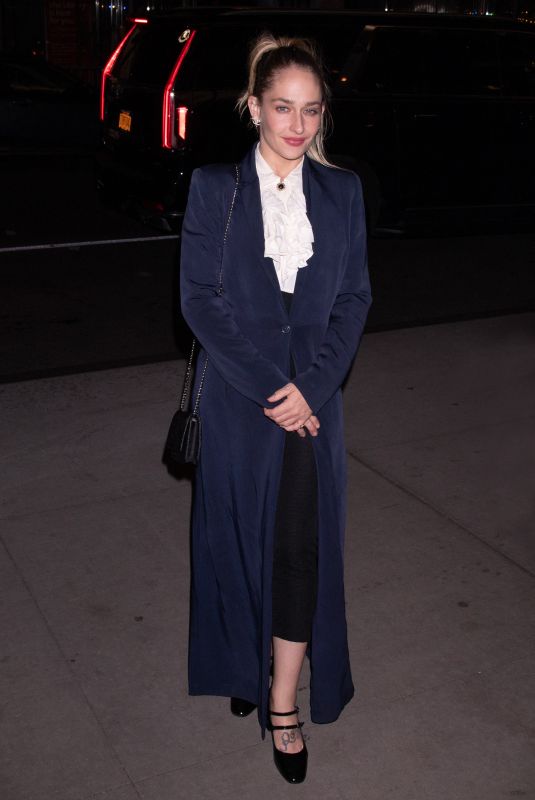 JEMIMA KIRKE Arrives at Museum of Modern Art