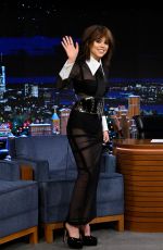JENNA ORTEGA at Tonight Show Starring Jimmy Fallon 12/16/2022