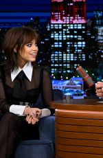 JENNA ORTEGA at Tonight Show Starring Jimmy Fallon 12/16/2022