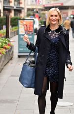 JENNI FALCONER Arrives at Global Radio in London 12/01/2022