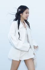 JENNIE KIM Arrives at Le Raphia Jacquemus Show in Le Bourget 12/12/2022