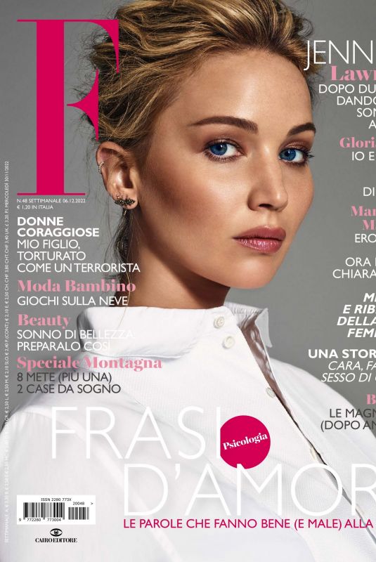 JENNIFER LAWRENCE in F Magazine, December 2022