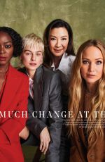JENNIFER LAWRENCE, MICHELLE WILLIAMS and CLAIRE FOY in The Hollywood Reporter, December 2022