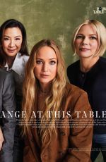 JENNIFER LAWRENCE, MICHELLE WILLIAMS and CLAIRE FOY in The Hollywood Reporter, December 2022