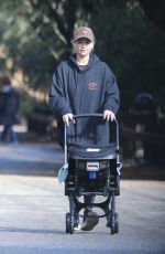 JENNIFER LAWRENCE Out with Her Baby at a School of Ducks at a Los Angeles Lake 12/29/2022