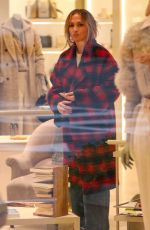 JENNIFER LOPEZ Out Shopping in Beverly Hills 12/15/2022