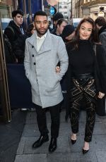 JESS IMPIAZZI Arrives at Tric Christmas Lunch 2022 in London 12/06/2022