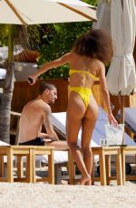 JESSICA AIDI in Bikini at a Beach in St-Barth 12/08/2022