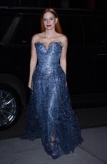 JESSICA CHASTAIN Night Out in New York 12/08/2022