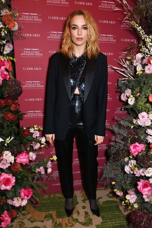 JODIE COMER at Evening Standard Theatre Awards in Association with Garrard at The Ivy 12/11/2022