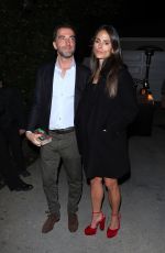 JORDANA BREWSTER and Mason Morfit Arrives at Jennifer Klein