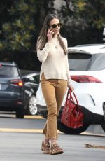 JORDANA BREWSTER Arrives at Brentwood Country Mart 12/27/2022