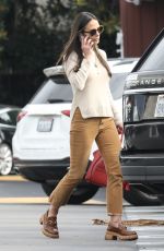 JORDANA BREWSTER Arrives at Brentwood Country Mart 12/27/2022