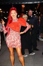JUSTINA VALENTINE Arrives at 2022 Jingle Ball at MSG in New York 12/09/2022