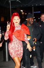 JUSTINA VALENTINE Arrives at 2022 Jingle Ball at MSG in New York 12/09/2022