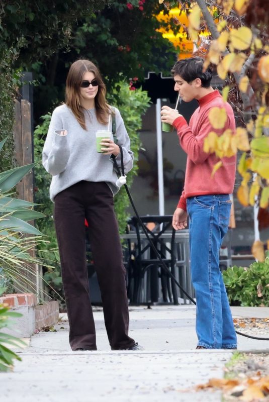 KAIA GERBER and Travis Jackson Out in Los Feliz 12/04/2022