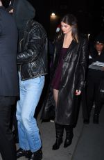 KAIA GERBER Arrives at Buddakan for SNL Afterparty in New York 12/17/2022