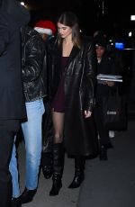 KAIA GERBER Arrives at Buddakan for SNL Afterparty in New York 12/17/2022