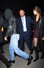KAIA GERBER Arrives at Buddakan for SNL Afterparty in New York 12/17/2022