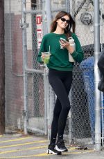 KAIA GERBER Heading to Workout in Los Angeles 11/30/2022