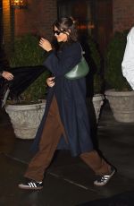 KAIA GERBER Out for Dinner with Friends in New York 12/17/2022