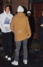 KAIA GERBER Out for Dinner with Friends in New York 12/17/2022